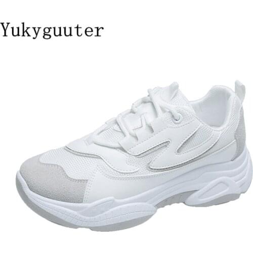Sport Running Shoes Woman Flats Outdoor Breathable Comfortable Fashion Couple Athletic Mesh Sneakers Women Platform