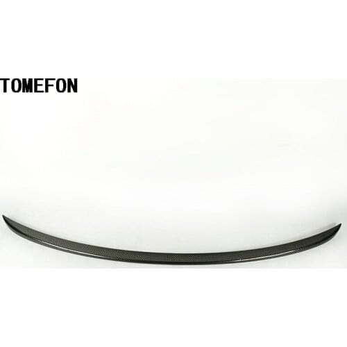 TOMEFON 1piece For Buick Lacrosse 2016 Spoiler ABS Carbon Fiber Car Rear Wing Primer Color Rear Spoiler