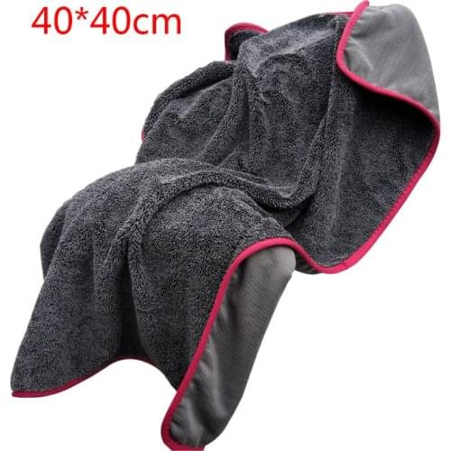 Super Absorbent Microfiber Car Wash Towel Braid Cloth Professional Car Cleaning D0UC