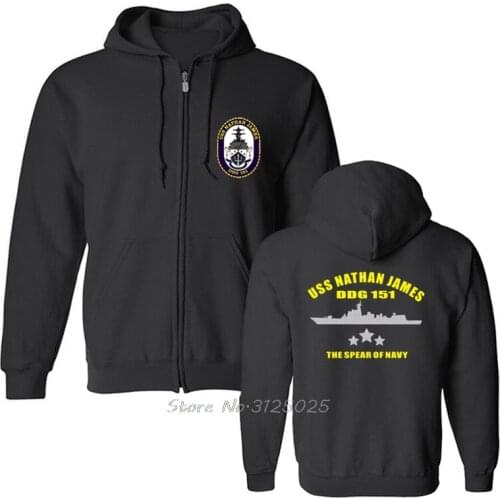 Uss Nathan James Ddg-151 Us Navy Seal The Last Ship Tv Series Hoodie Men Fleece Sweatshirt Hoody Streetwear Funny Hoodies