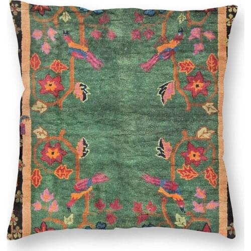 Vintage Art Deco Chinese Persian Pillowcase Home Decorative Bohemian Cushions Throw Pillow for Car Double-sided Printing