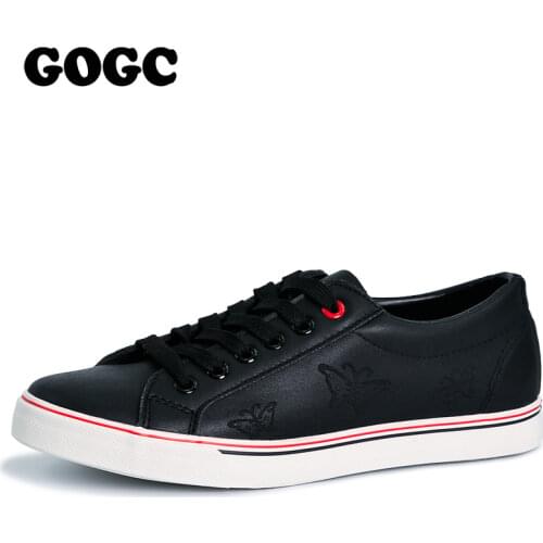 GOGC Fashion Shoes Womens Vulcanize Shoes Spring New Casual Classic Solid Color PU Leather Shoes Women Casual White Shoes Sneak