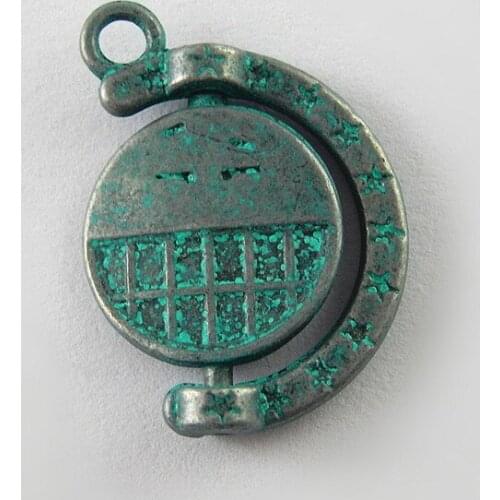 10pcs Vintage Mini Small Imitate Globe Charms Factory Price Jewelry Making Accessory Hanging Art Retro China Made Accessory