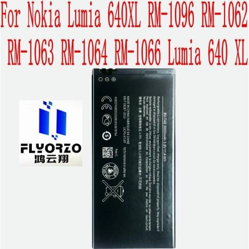 100% Brand new High Quality 3000mAh BV-T4B Battery For Nokia Lumia 640XL RM-1096 RM-1062 RM-1063 RM-1064 RM-1066 Mobile Phone