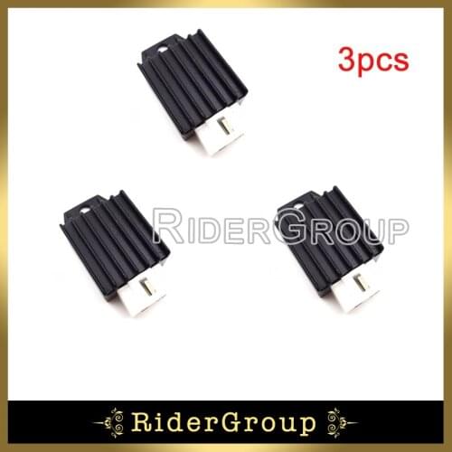 3pcs 12V Voltage Regulator Rectifier 4 Pin For 50cc 90 110cc 125cc 150cc Engine Pit Dirt Bike Motorcycle ATV Quad Buggy Scooter