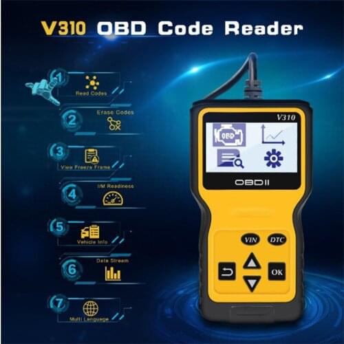 Car Diagnostic Tool Code Reader V310 Mini OBD2 EOBD Universal Auto Fault Readers Code Scan Diagnostic Tools Check Engine Scanner