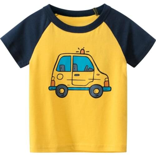 Bambino New Year 2021 Tshirt for Boys Cartoon Summer Children Tops 2-9Years Little Kids Clothing Baby Costume Pure Cotton Shirt