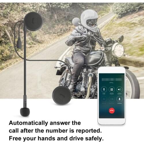 Wireless 5.0 Stereo Vocal Clip Motorcycle Helmet Headset Fine Workmanship Lightweight And Portable Headset