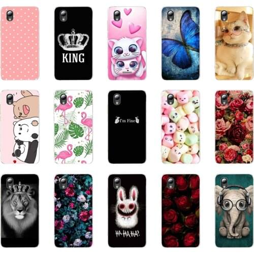 Case For ZTE Blade A3 2019 Case Silicone Soft TPU Animal Painted Bumper For ZTE Blade Case A3 2019 5.0 inch Phone Cover Funda