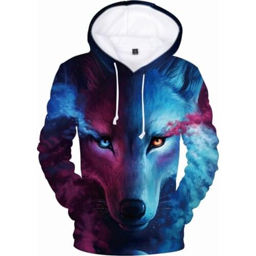 Hot Kids Hoodie Wolf Sweatshirt Mens Boys Hoodies Brand Designer Children Clothes Autumn Winter High Quality Sweatshirt