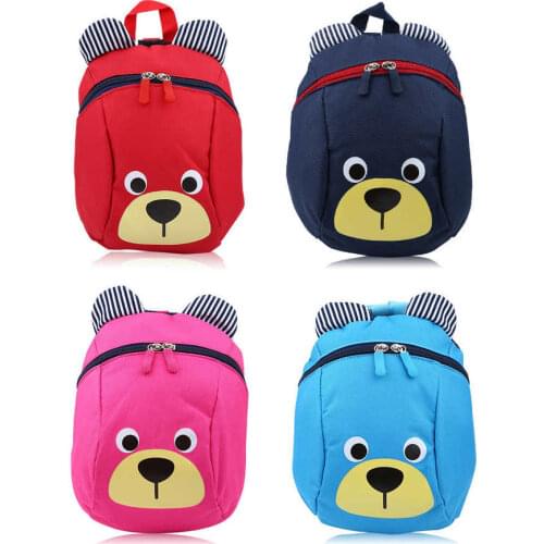 Safety Baby Toddler Backpack Anti-lost Kids Children Bag Cute Cartoon Kindergarten School Bags Adjustable