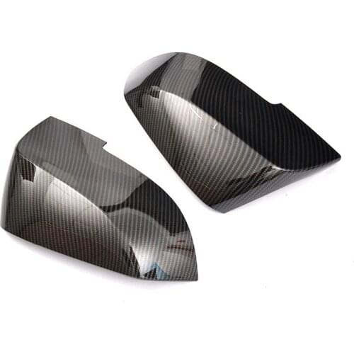 For BMW 2 Series F22 F23 X Series GT X1 X3 X6 2012-2017 218i 220i 228i Carbon Look Add on Style ABS Rear View Mirror Cover Caps