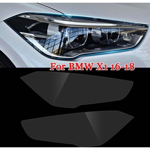 For BMW X12016 2017 2018 Chromium New TPU Car Headlight Lamp Glass Protective Film Clear Sticker Accessories Car Styling