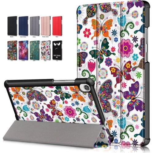 For Lenovo Tab M8 DH FHD TB 8705F 8705N 8505F 8505X Case PU Leather Folding Stand for Coque Lenovo Tab M8 8 inch Cover Kids