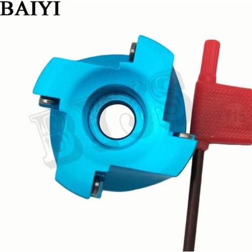1pc Aluminum Alloy AL-400R-50-22-4T Face milling cutter R angle 400R 50 22 90 Degrees for Face Milling cutter Aluminum Plate