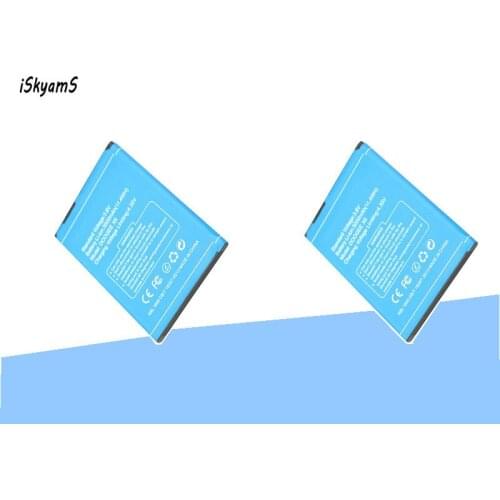 ISkyamS 2x 3000mAh High Quality Li-ion Replacement Battery for Doogee X6 X6 Pro Batterie Batterij Bateria