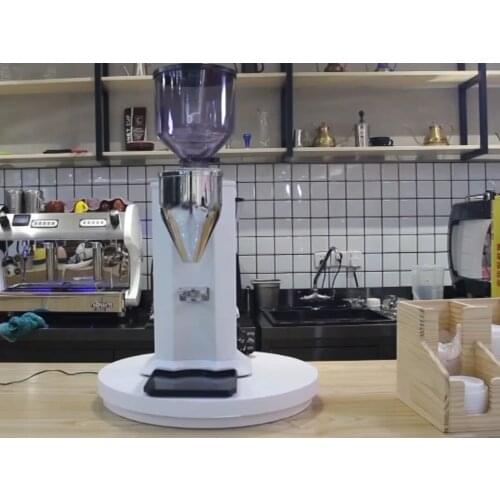 Nibu Wholesale Commercial Italian Quantitative Coffee Grinder Stainless Steel Coffee Grinder with Scale for Cafe