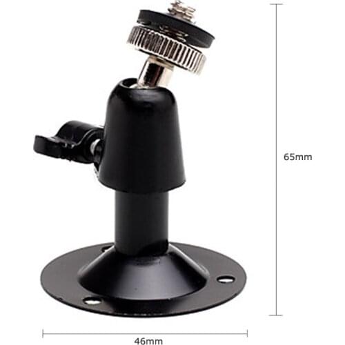 4pcs Black Wall Ceiling Mount Stand Bracket Support for CCTV Security Camera