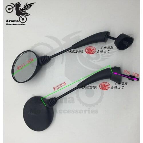 Round motorcycle mirror 10mm 8mm motorbike rearview mirror for yamaha honda suzuki kawasaki Harley-Davidson Ducati KTM moto part