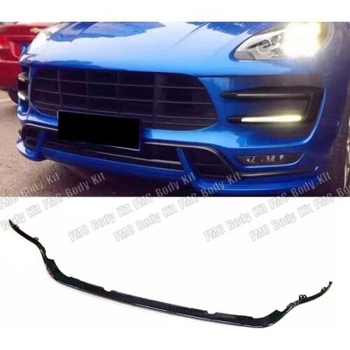 Real Carbon Fiber Door Fenders Air Vents Fins Splitters Canards Grill For Porsche Macan Turbo 2014 2015 2016 2017