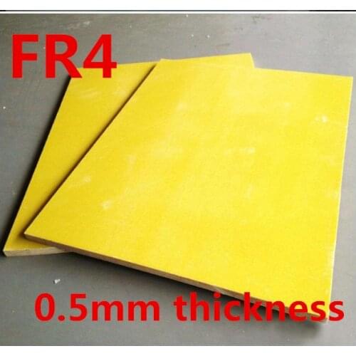 0.5mm thickness Yellow FR4 Epoxy glass fiber sheet epoxy plate epoxy resin board epikote plank fiberglas plate glass fibre sheet