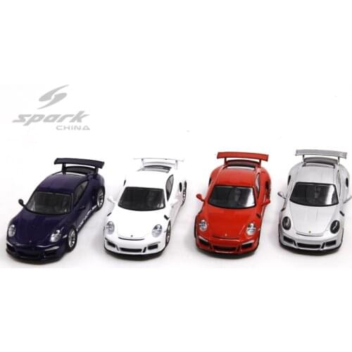 Spark 1:64 Porsche 911 GT3 RS 2016 Three Color Optional Simulation Model Car