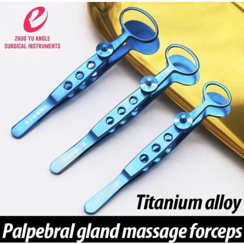 Ophthalmologic palpebral gland clamp forceps blepharoplasty gland forceps double eyelid granule swollen capsule species clamp