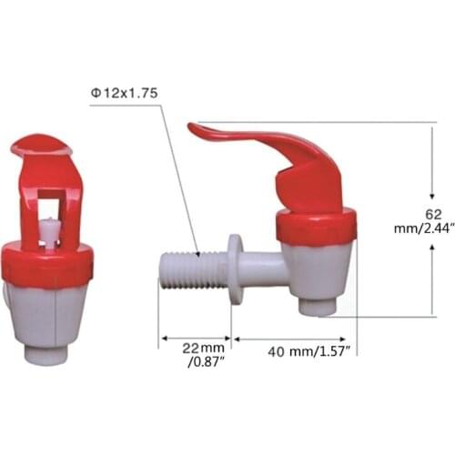 P15D 12mm Opening Glass Wine Bottle Plastic Faucet Wine Barrel Water Tank Wine Valve Water Jar Drink Dispenser Switch