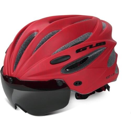 GUB K80 Cycling Helmet with Visor Magnetic Goggles Integrally-molded for Men Women MTB Road Bicycle Helmet Bike Helmet