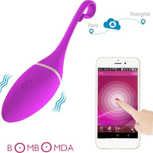 Vagina Eggs Vibrator APP Bluetooth Wireless Remote Control USB Rechargeable Vibrator Multispeed Sex toys for women Adult Product