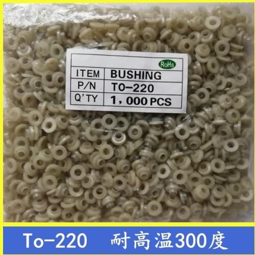 High temperature 300 degree insulation particles TO-220 Insulating particle PPS material rystal insulation grain colloidal grain