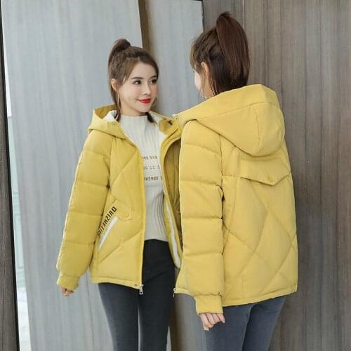 2020 Winter Jacket Coat Women Parker Down Cotton Jacket Loose Large size Hooded Outerwear Thicke Warm High Quality Cotton Coats
