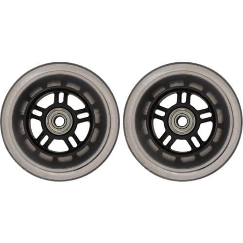 1 Pair 100mm Scooter Wheels Mute Replacement Wheels For Luggage Suitcase Baby Swing Car Suitcase Luggage Scooter Accessories