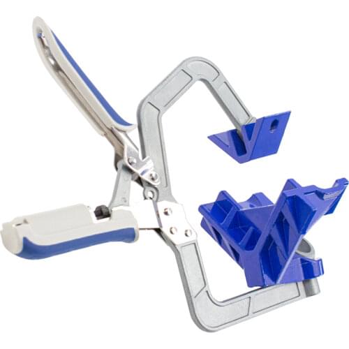 1Piece Auto-adjustable 90 Degree Right Angle Clip Woodworking Clamp Quick Clamps Pliers Picture Frame Corner Clips Hand Tool