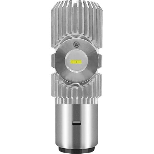 1PCS NEW H4 H6 BA20D LED Bulb Motorcycle Headlight Super Bright CSP LED Hi/Lo Lamp Scooter Fog Lights 9V-80V 6000K White