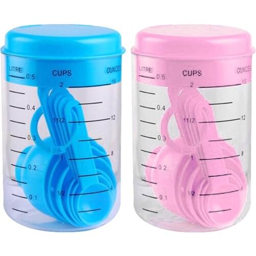 500ml 16 Ounces Measuring Cups and Spoons Set for Cooking and Baking in the