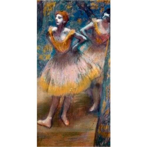 70*35cm Edgar Degas Ballet Dance Painting Print Beach Bath Towels Hand Towel Kids Children Birthday Gift Bamboo Fiber Wash Cloth