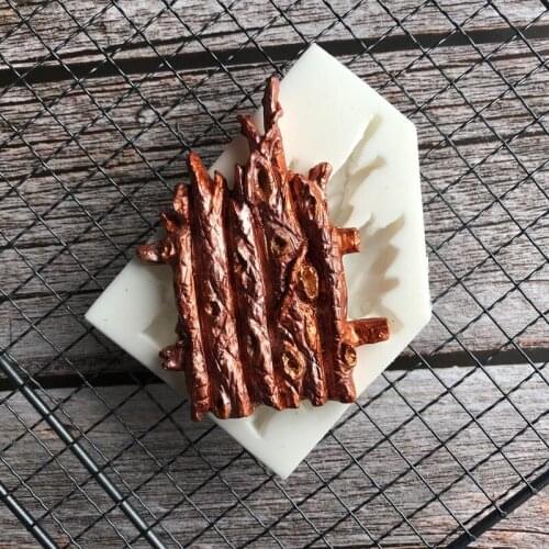 Bamboo Fence Modeling Fondant Silicone Mold Clay Drop Molding Tool A155