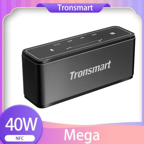 Tronsmart Mega Bluetooth Speaker 40W Soundbar Portable Speakers Music Wireless Speakers with TWS,NFC,Voice Assistant