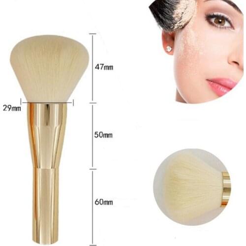 Large Golden/ Rose golden Round Blush Brush for Blusher Make Up Makeup Brushes Pincel Maquiagem Brochas Maquillaje