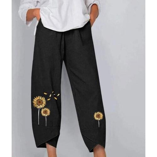 Pants Comfortable Yoga Exercise Fitness Cropped Pants Casual Summer Loose Ladies Pants Yoga Running Sports Legging