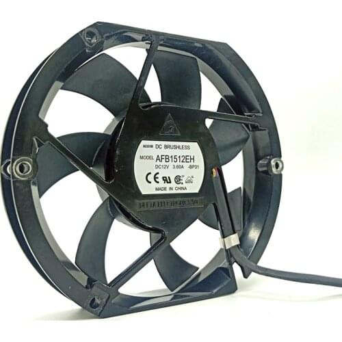 For Delta 17225 DC 12V 3.6A Inverter Industrial Exhaust Fan AFB1512EH 17CM Large Air Volume 172*150*25MM 25mm slim fan