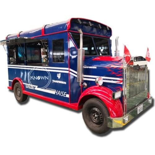 5m length can be customized electric mobile food cart fast food trailer