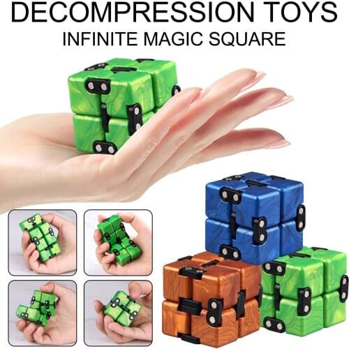 Infinity Fidget Cube for Adults Kids Cool Mini Gadget Spinner Best for Stress and Anxiety Relief Kill Time Toys Infinite Cube