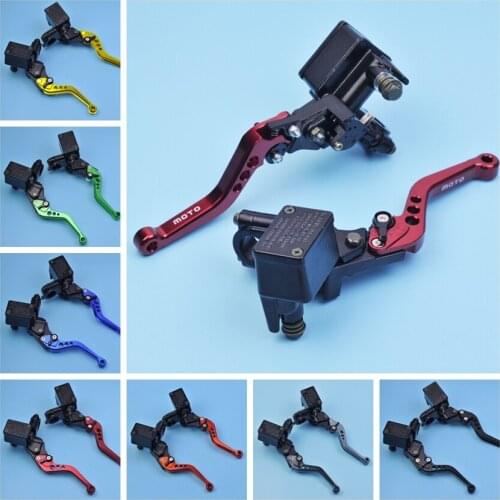 Motorcycle Master Cylinder Lever Brake Pump Clutch Hydraulic Lever 7/8" 22mm Universal for Honda Yamaha Suzuki Vespa Front Brake