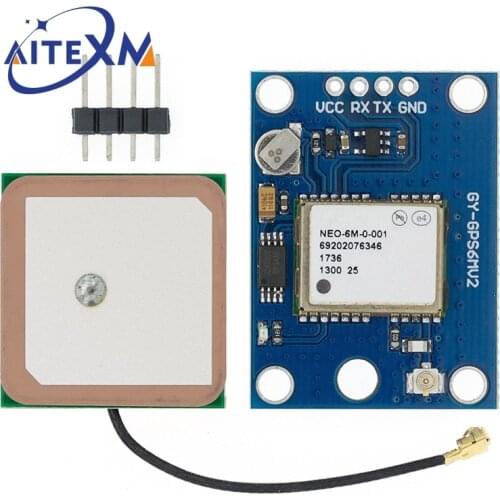 GY-NEO6MV2 New NEO-6M GPS Module NEO6MV2 with Flight Control EEPROM MWC APM2.5 Large Antenna for Arduino
