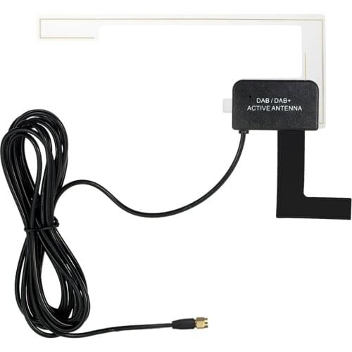 KKmoon Car Radio Antenna Digital DAB DAB+ Active Antenna SMA Connector Universal