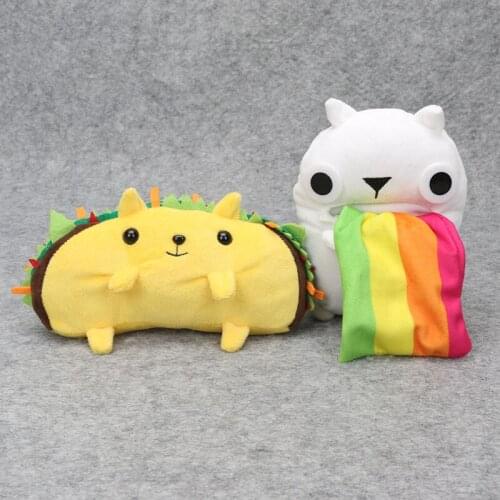 Kittens Collectible Plush - Rainbow Ralphing Cat Tacocat Stuffed Dolls 9cm-18cm