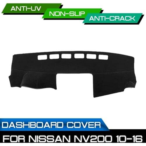 Car Dashboard Mat for Nissan NV200 2010 2011 2012 2013 2014 2015 2016 Anti-dirty Non-slip Dash Cover Mat UV Protection Shade