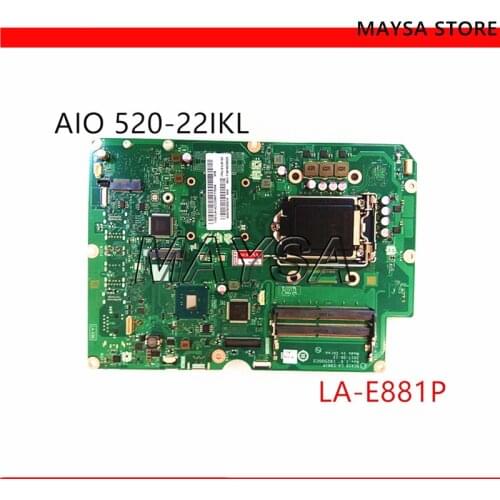 DCA10 LA-E881P AIO 520-24IKL AIO 520-22IKL motherboard Mainboard for Lenovo All-in-One F0D4 F0D1 B250 DDR4 FRU 01LM142 01LM144
